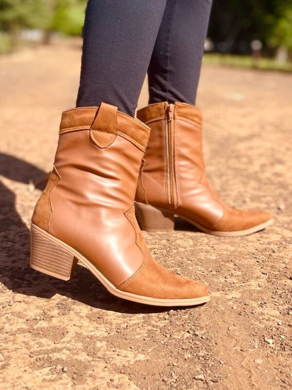 Bota Texana Caramelo Camurça/Napa 42