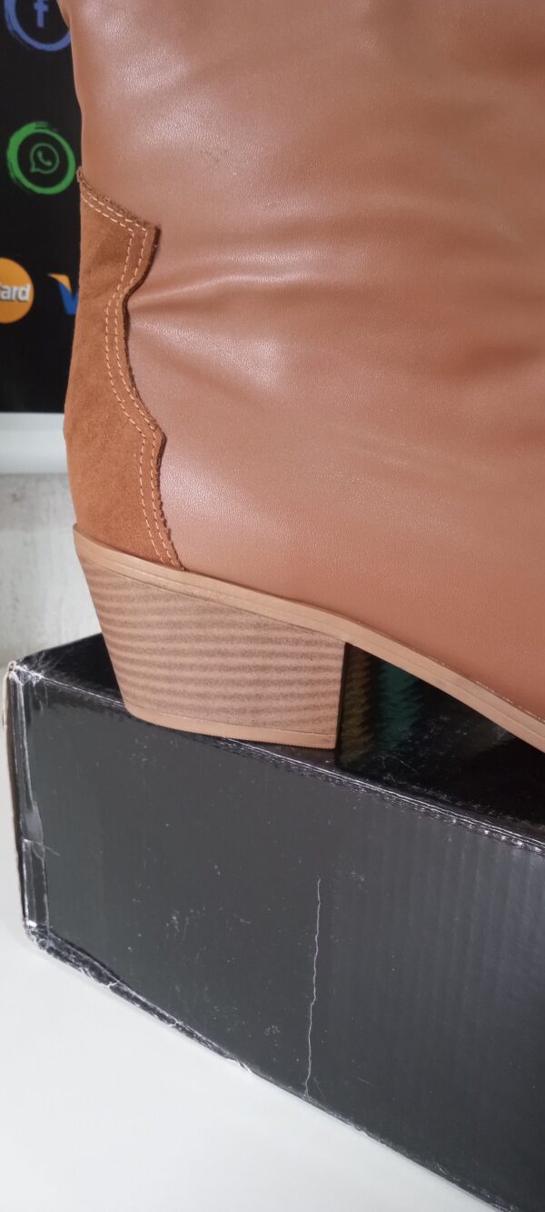 Bota Texana Caramelo Camurça/Napa 42 - Imagem 6