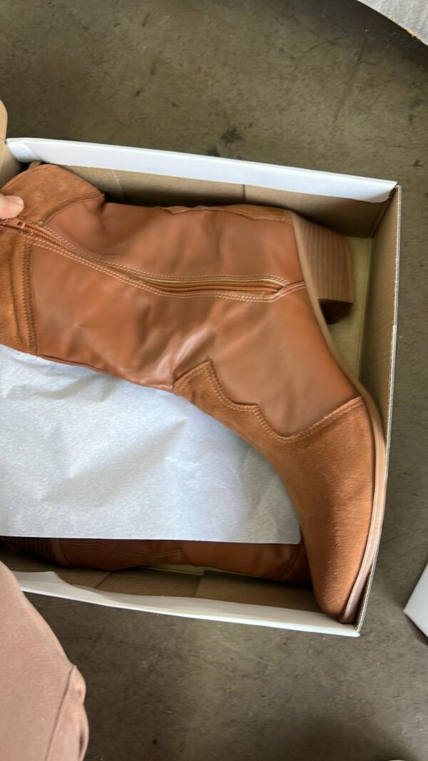 Bota Texana Caramelo Camurça/Napa 42 - Imagem 2