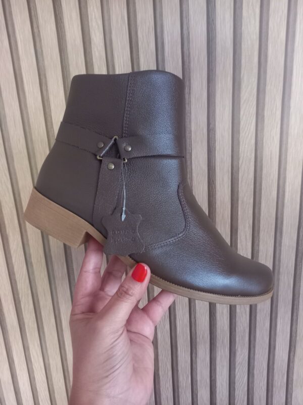 Bota Couro Renata Dalla Vechia Café - Imagem 2