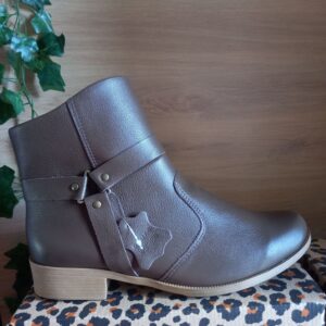 Bota Couro Renata Dalla Vechia Café