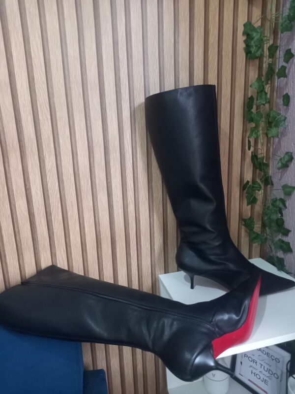 Bota Cano Longo Preta - Imagem 7