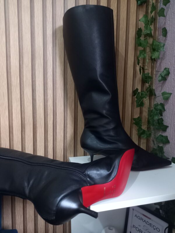 Bota Cano Longo Preta